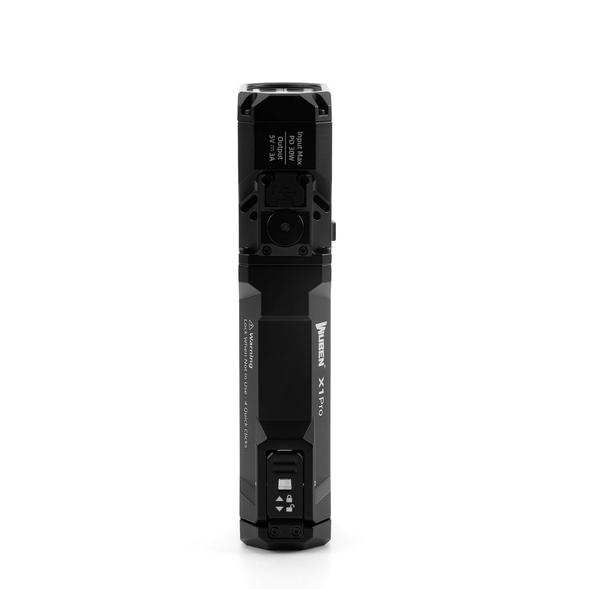 פנס יד חזק WUBEN X1 Pro בצבע שחור – תמונה 9