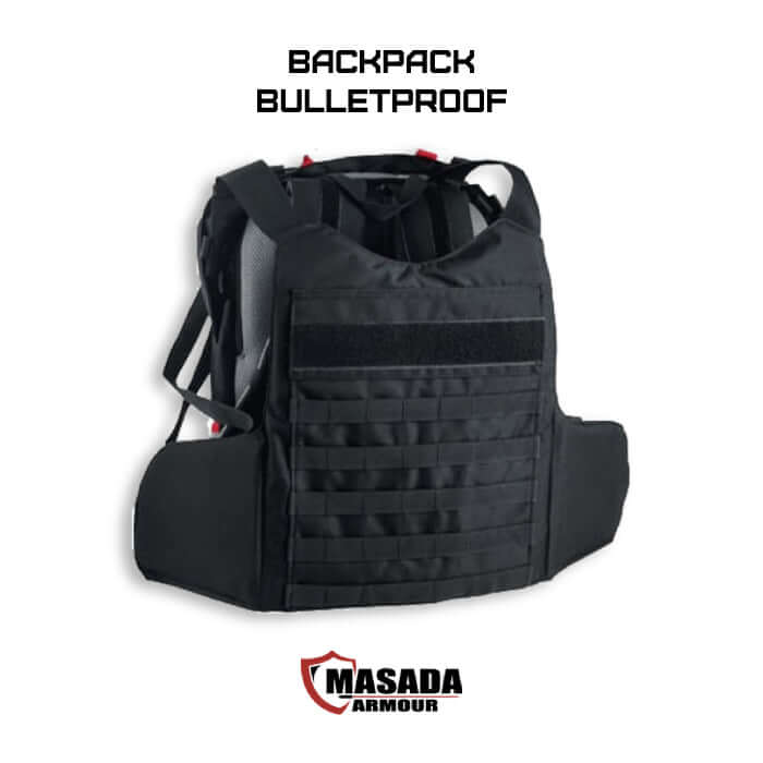 תיק מוגן ירי BULLETPROOF BACKPACK -  MASADA Armour -  תיק מוגן ירי BULLETPROOF BACKPACK -  Time to EDC.com -  