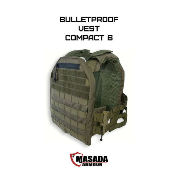 אפוד טקטי Masada Armour Compact 6 מנשא פלטות מיגון - ציוד מיגון מקצועי -  MASADA Armour -  אפוד מצדה ארמור COMPACT 6 – אפוד טקטי קומפקטי עם מערכת MOLLE -  Time to EDC - Store -  