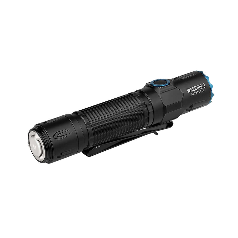 פנס טקטי EDC WARRIOR 3S מבית OLIGHT צבע שחור -  OLIGHT -  Olight Warrior 3S - פנס טקטי עוצמתי עם עד 2300 לומן -  Time to EDC.com -  