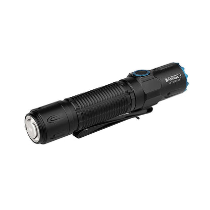 פנס טקטי EDC WARRIOR 3S מבית OLIGHT צבע שחור -  OLIGHT -  Olight Warrior 3S - פנס טקטי עוצמתי עם עד 2300 לומן -  Time to EDC.com -  