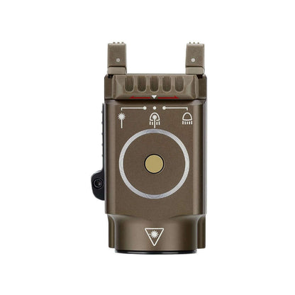 פנס טקטי עם ציין אדום BALDR MINI RL מדברי -  OLIGHT -  פנס טקטי עם ציין אדום BALDR MINI RL -  Time to EDC.com -  