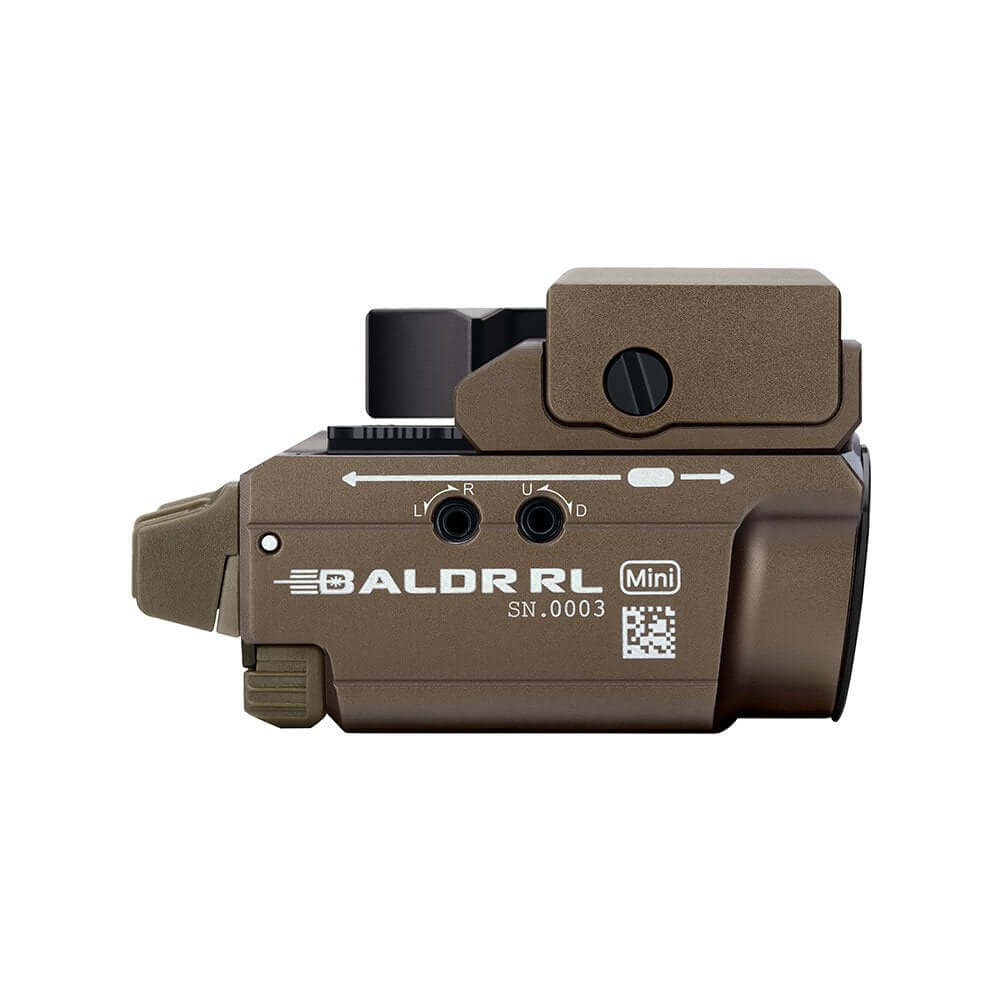 פנס טקטי עם ציין לייזר ירוק BALDR MINI -  OLIGHT -  פנס טקטי יחד עם ציין ירוק BALDR MINI -  Time to EDC.com -  