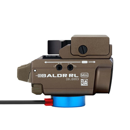 פנס טקטי עם ציין אדום BALDR MINI RL מדברי -  OLIGHT -  פנס טקטי עם ציין אדום BALDR MINI RL -  Time to EDC.com -  