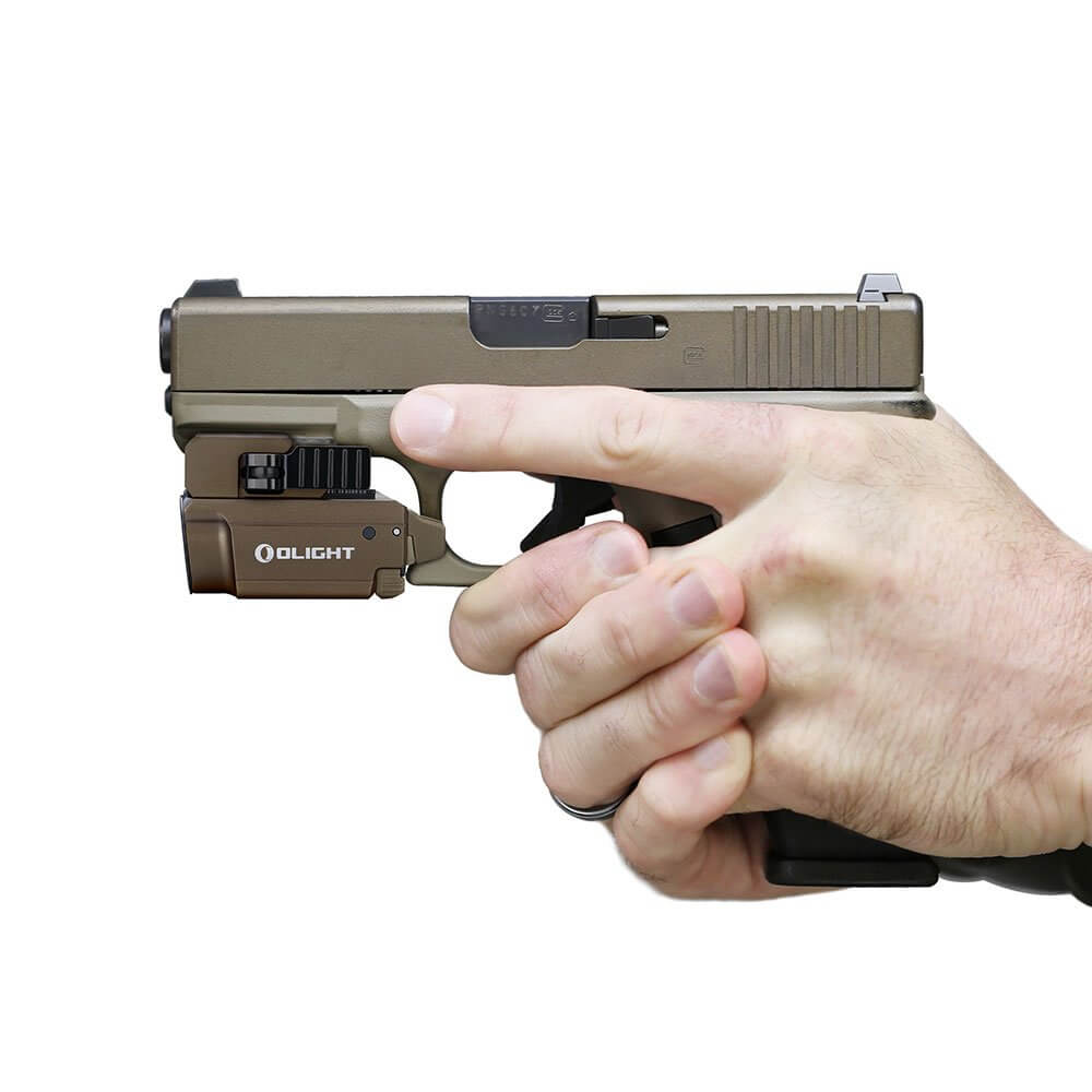 פנס טקטי עם ציין לייזר ירוק BALDR MINI -  OLIGHT -  פנס טקטי יחד עם ציין ירוק BALDR MINI -  Time to EDC.com -  